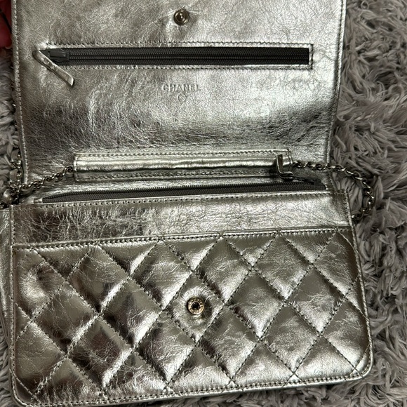 Chanel clutch, new condition. Vintage with card of authenticity - Picture 3 of 9